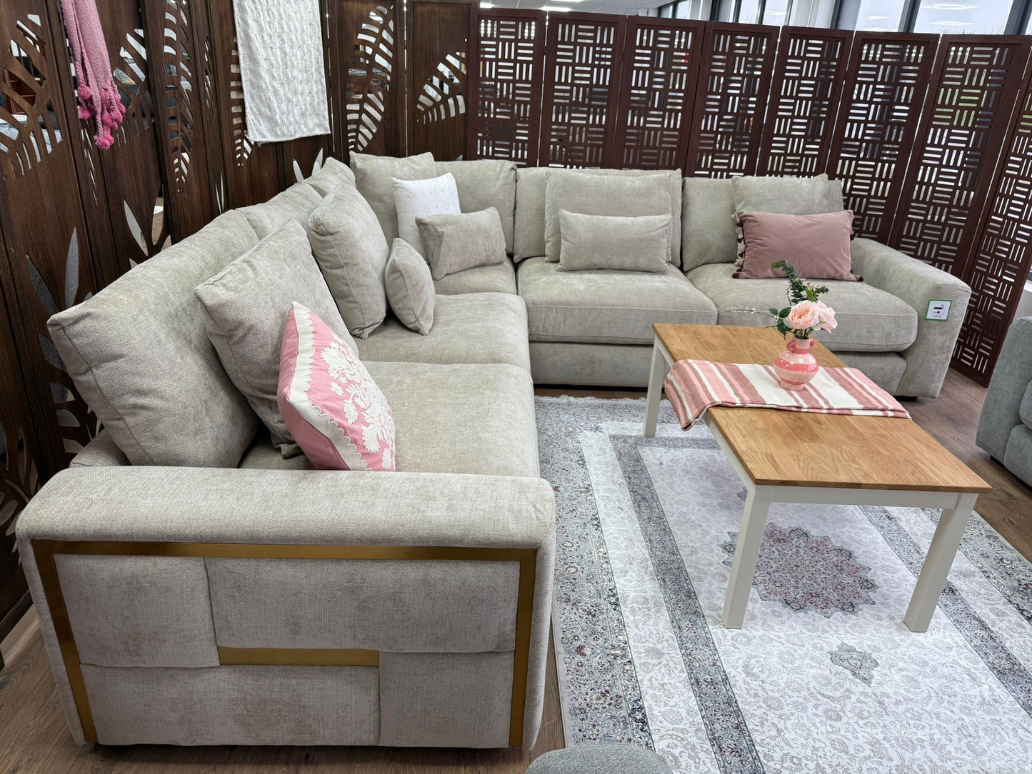 Jupiter Corner Beige or Grey