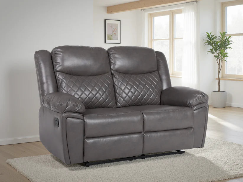 Myra Recliner Sofa Black 2 Seater