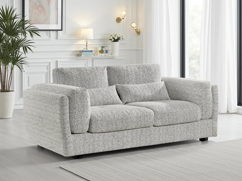 Bari Sofa 3 Seater Grey/Beige
