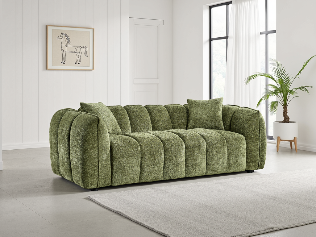 Venice Sofa Olive 3 Seater