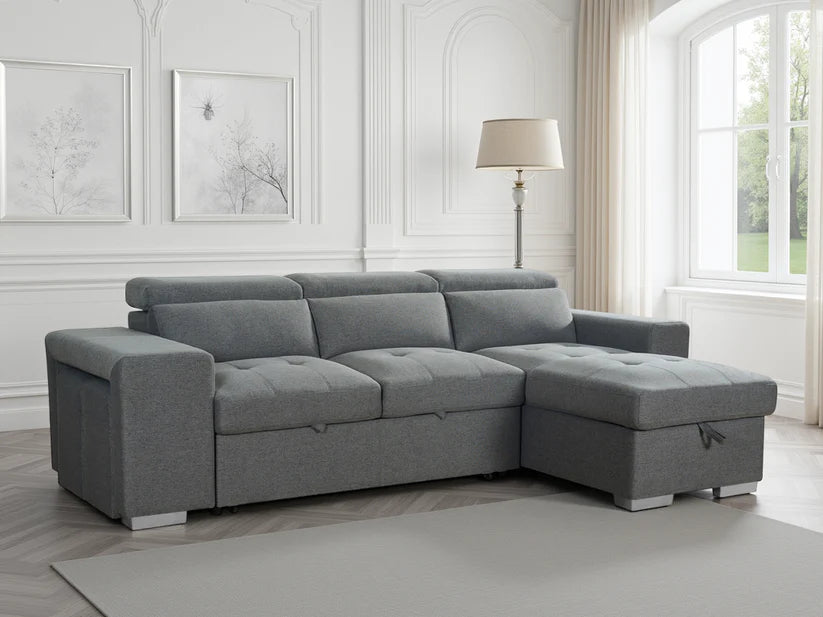 Artemis Sofabed Grey Universal Corner