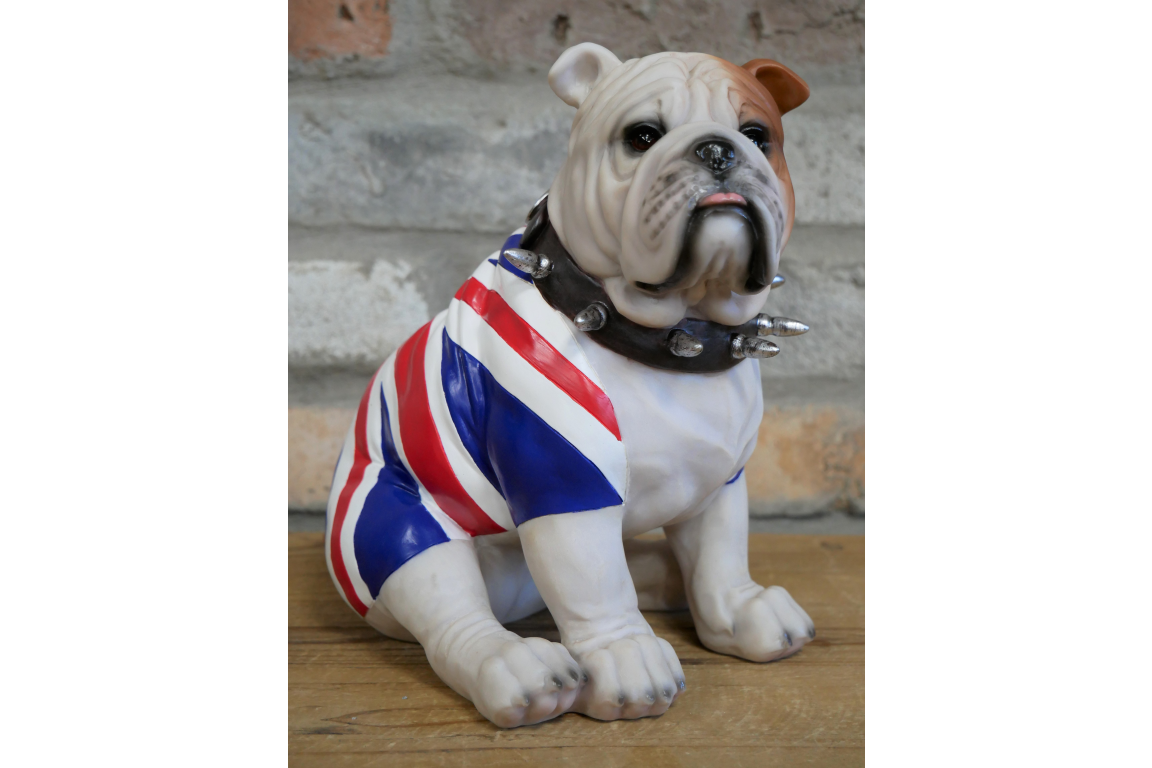 British Bulldog Sitting