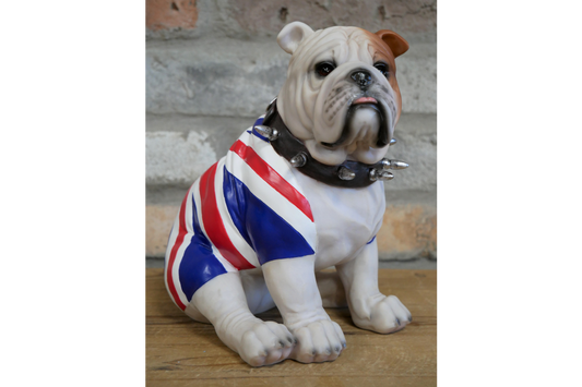 British Bulldog Sitting