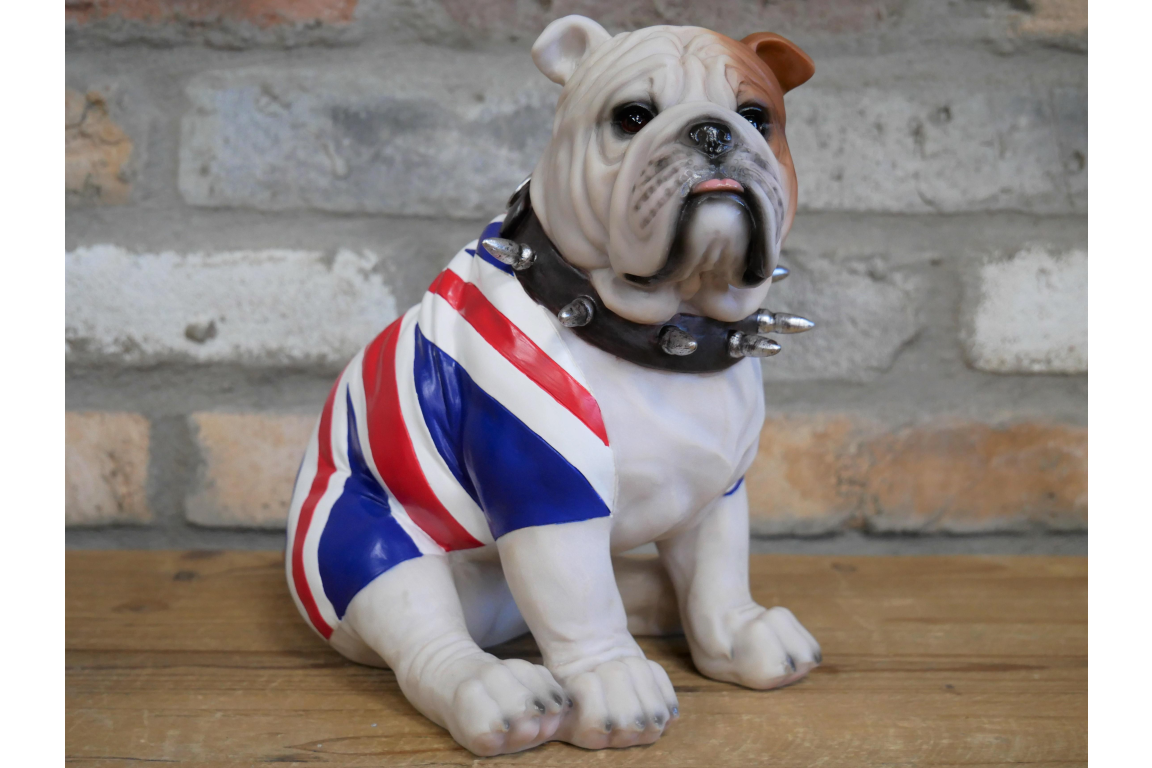 British Bulldog Sitting