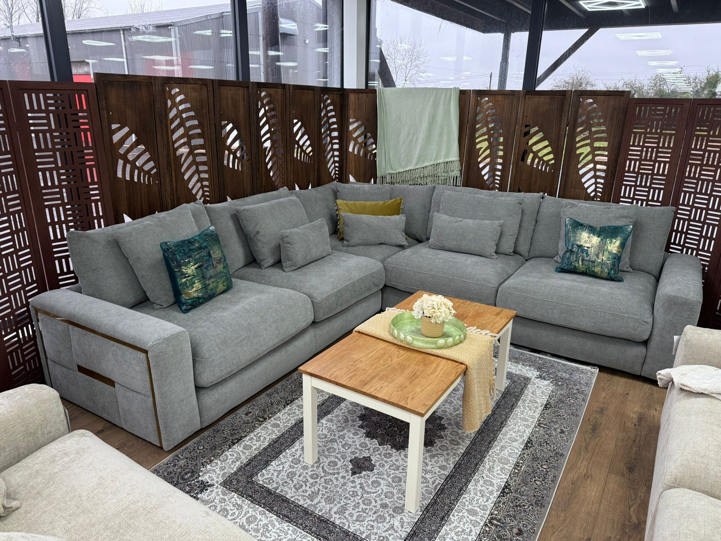 Jupiter Corner Beige or Grey