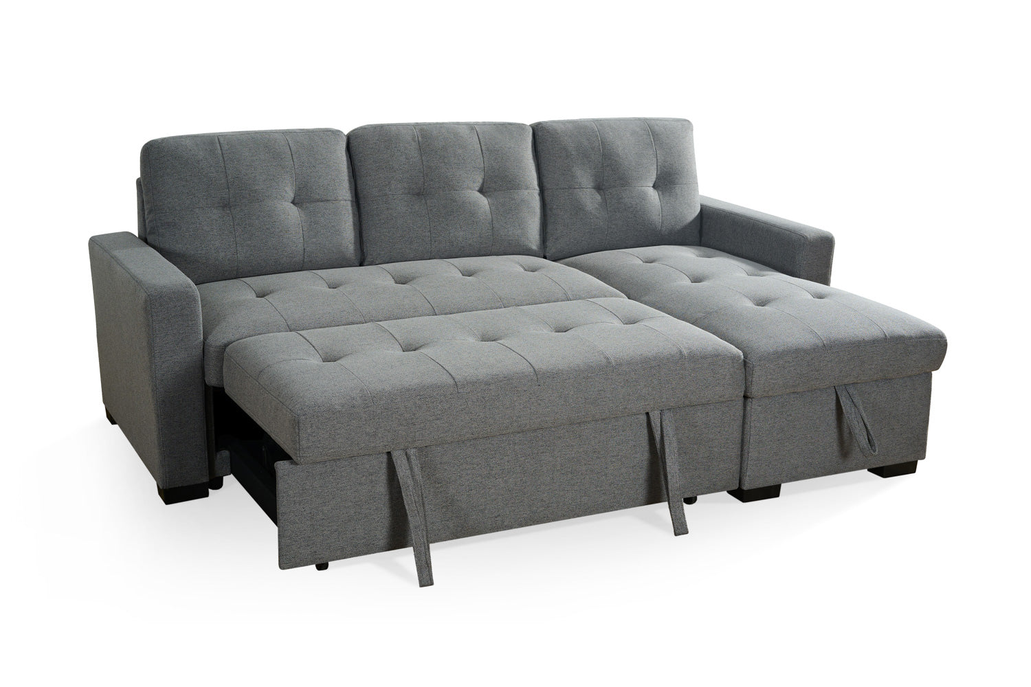 Alder Grey Universal Corner Sofabed: Stylish, Comfortable, Versatile, Space-Saving Design