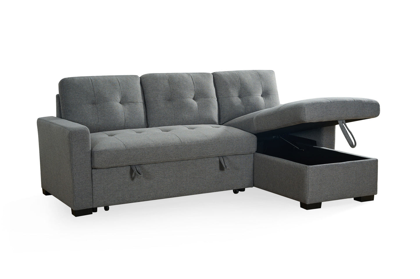 Alder Grey Universal Corner Sofabed: Stylish, Comfortable, Versatile, Space-Saving Design