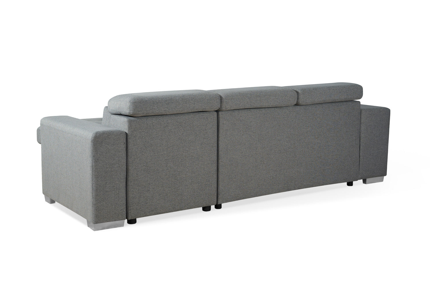 Artemis Grey Universal Corner Sofabed with Storage & Easy Conversion