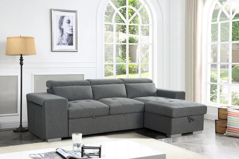 Artemis Sofabed Grey Universal Corner