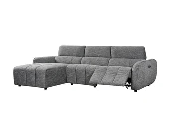 Turin Electric Recliner Sofa Left Hand