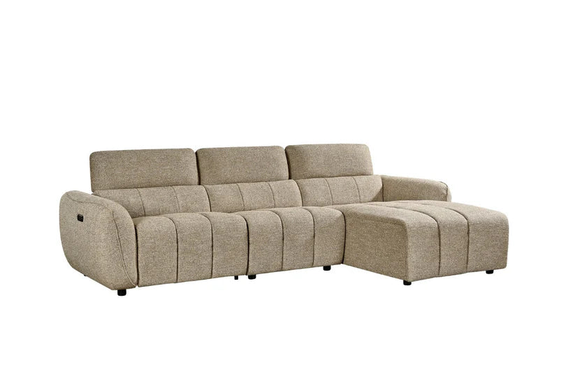 Turin Electric Recliner Sofa Right Hand