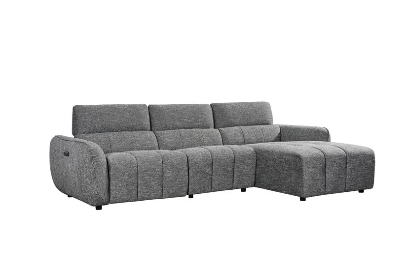 Turin Electric Recliner Sofa Right Hand