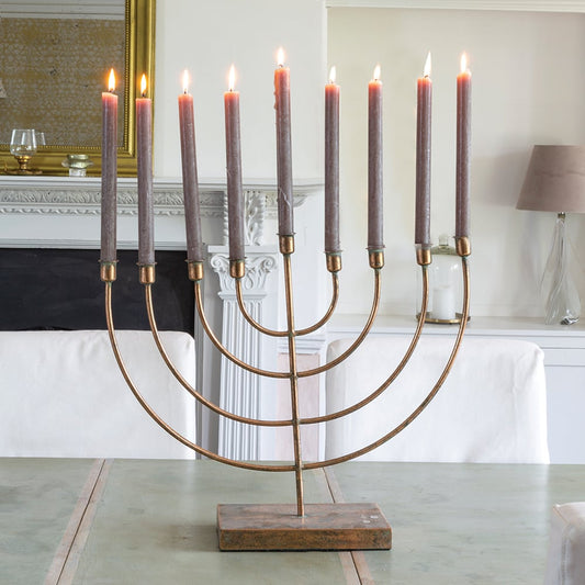 Candelabra Delphine Antique Gold