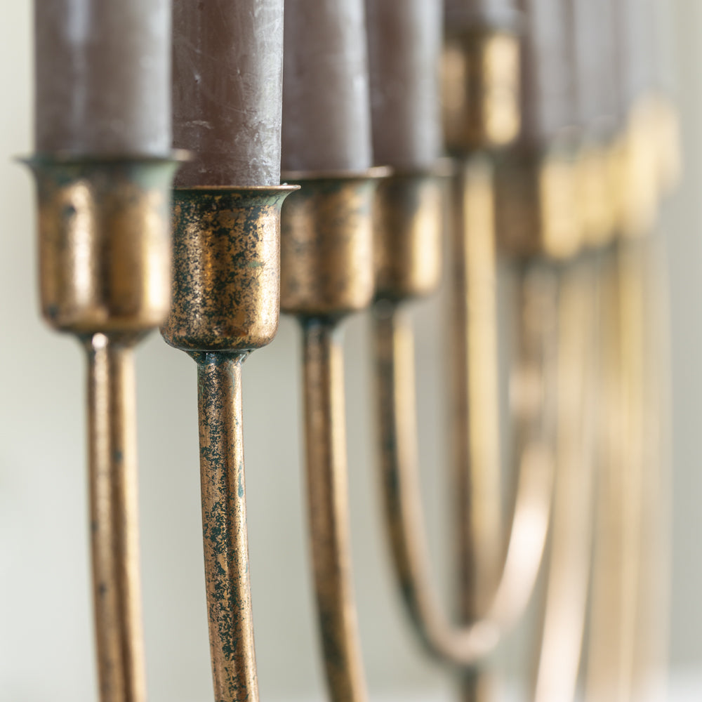Candelabra Delphine Antique Gold