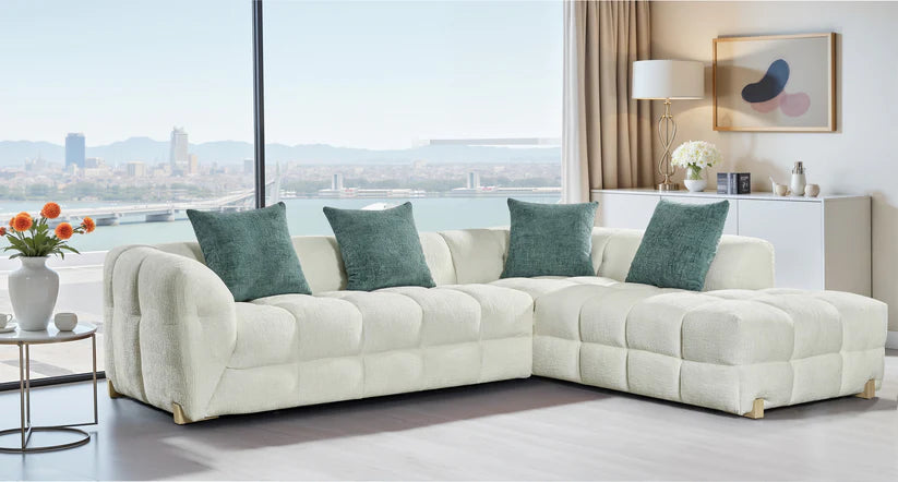 Genoa Sofa Beige Right Hand